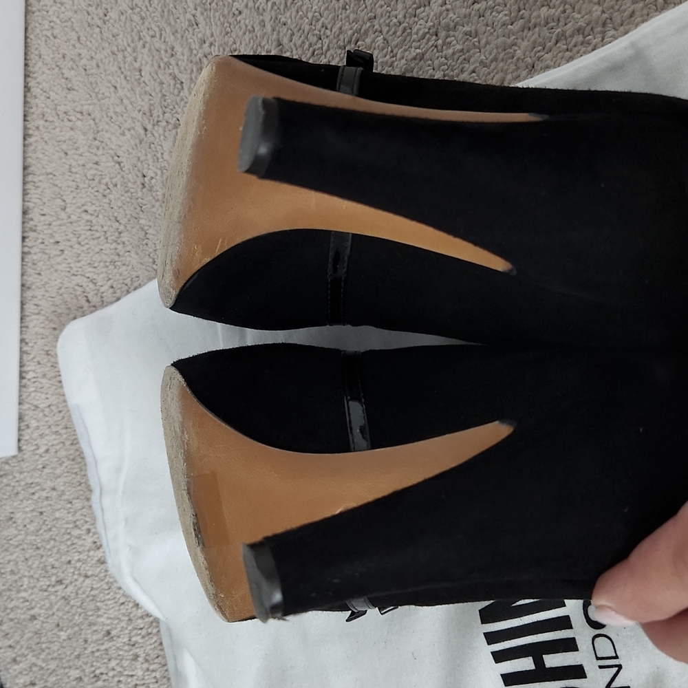 Moschino Black Suede Booties ๐ค - Picture 7 of 7